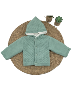 Chaqueta con capucha bebé  2