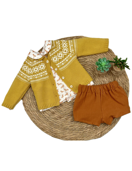 Conjunto 3 piezas de punto bebé niño [product.brand] 2 - Ropa para Bebé | dyley | 