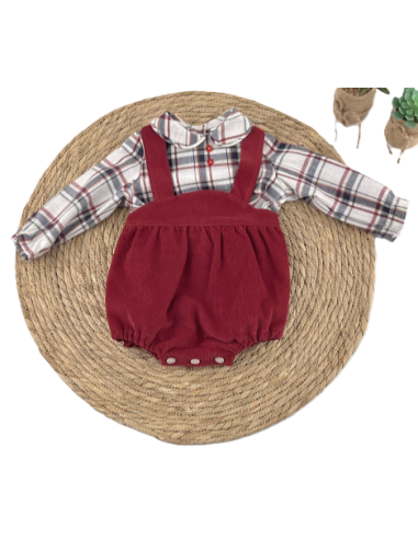 Conjunto pololo manga larga tirantes bebé niño [product.brand] 2 - Ropa para Bebé | dyley | 