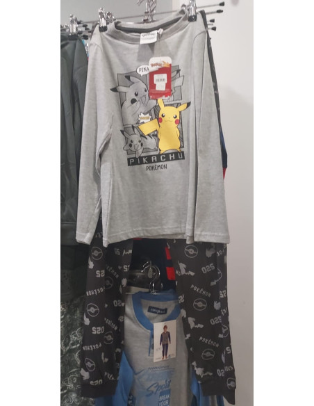 Pijama manga larga Pokemon niño 