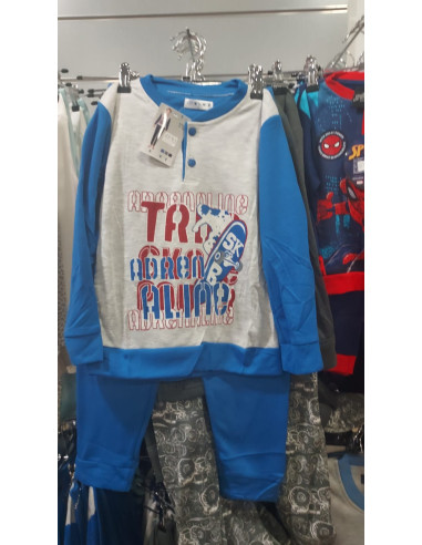 Pijama manga larga niño 