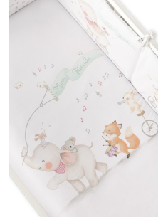 Funda nórdica music + relleno  2