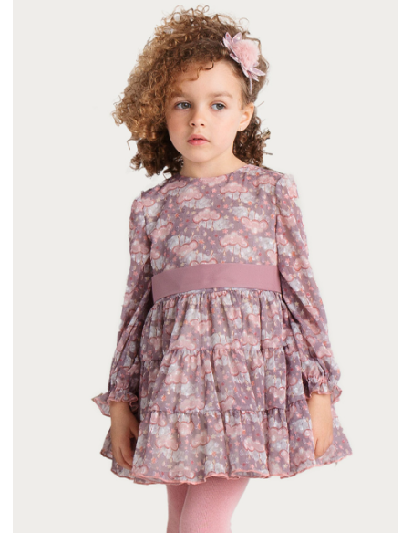 Vestido manga larga nubes niña y señora [product.brand] 1 - Ropa para Bebé | dyley | 