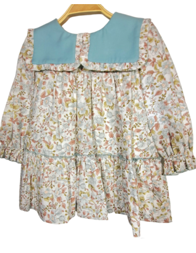 Vestido infantil floreado niña 