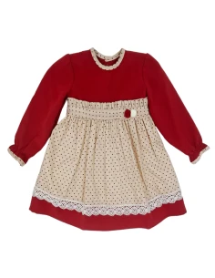 Vestido infantil lunares niña 