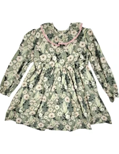 Vestido infantil flores niña 