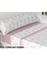 Juego sabanas coralina Modelo INDARA 