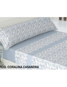 Juego sabanas coralina Modelo CASANDRA  2