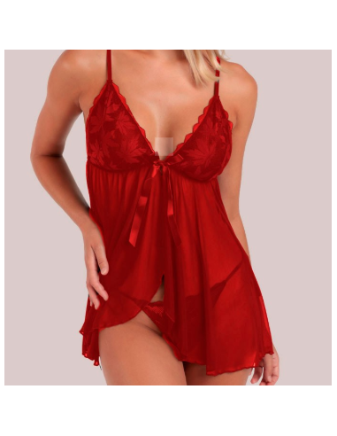 Conjunto picardías con tanga mujer 