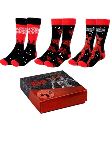 Calcetín hombrepack 3 Stranger Things [product.brand] 1 - Ropa para Bebé | dyley | 