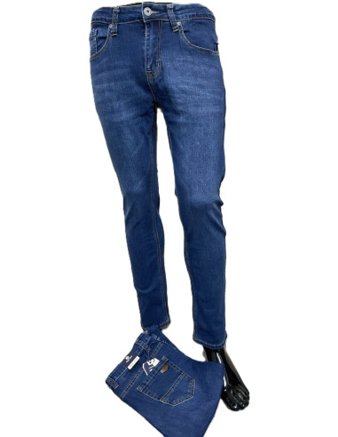 Pantalón tejano semipitillo lycra 
