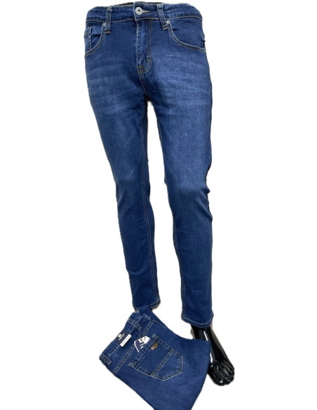 Pantalón tejano semipitillo lycra 