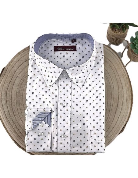 Camisa manga larga hombre 