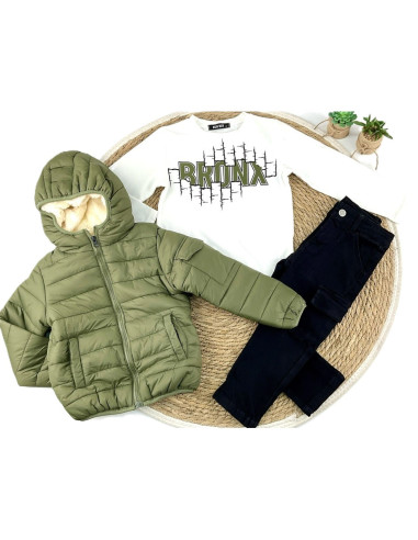 Conjunto 3 piezas felpa de niño 