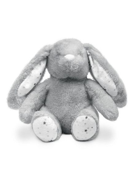 Manta estrella + peluche conejo 