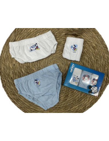 Slip 3 unidades Mickey 