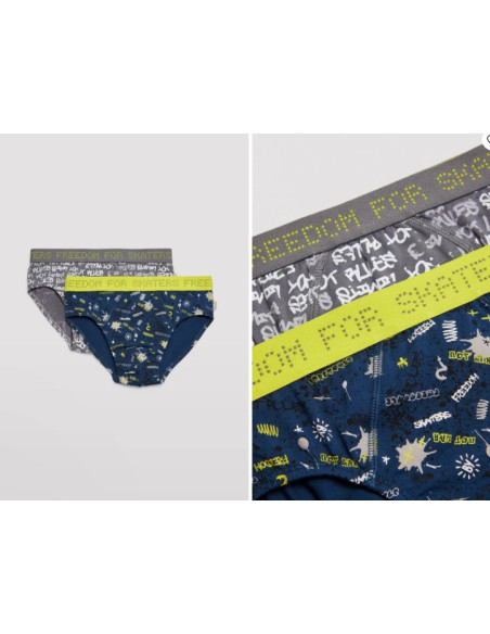 Estuche Slip pack 2 unidades niño 