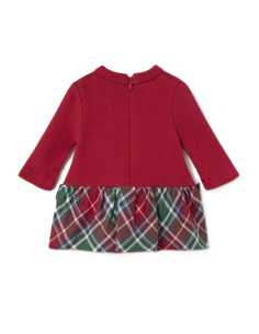 Vestido combinado bebé niña  2