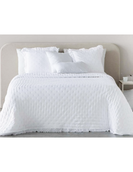 Colcha bouti blanca mod. ADELIA FUN&DECO 