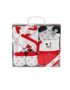 Conjunto 5 piezas polaina Minnie rojo [product.brand] 1 - Ropa para Bebé | dyley | 