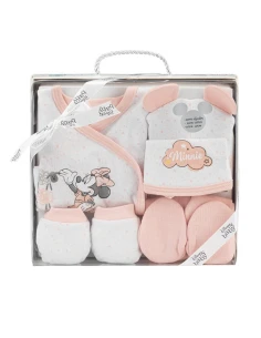 Caja regalo 5 piezas Mickey y Minnie bebé 