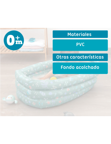 Bañera hinchable recién nacido 