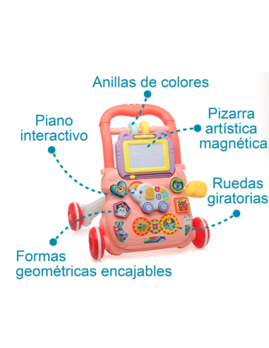 Correpasillos eléctrico rosa [product.brand] 3 - Ropa para Bebé | dyley | 