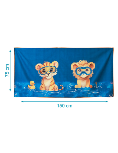 Toalla + bolsa red infantil 