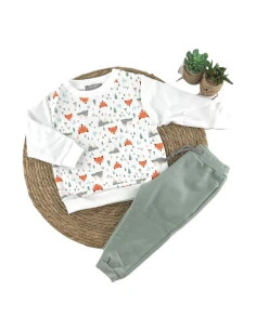 Conjunto 2 piezas zorro bebé niño 
