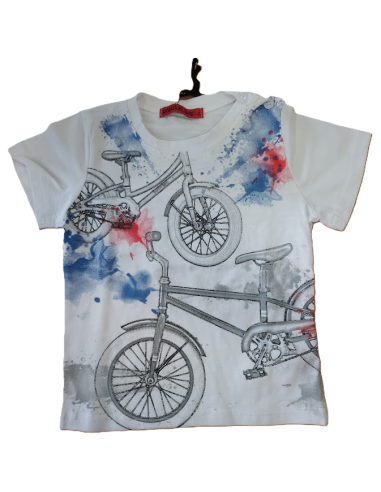 Camiseta manga corta bici bebé niño 