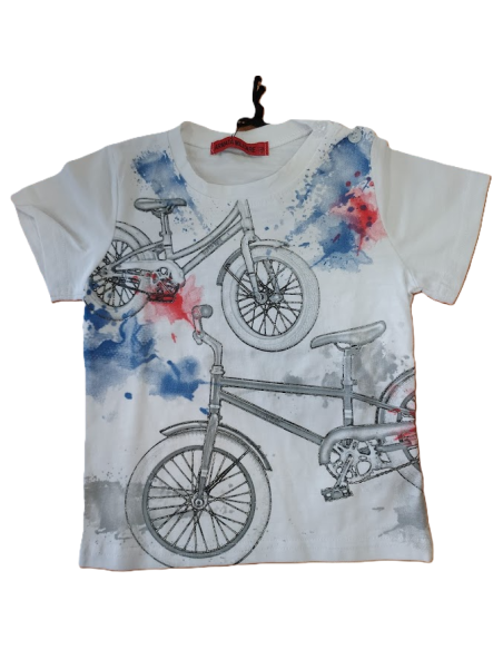 Camiseta manga corta bici bebé niño 