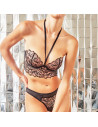 Conjunto Bustier push up de mujer 