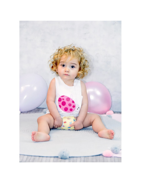 Conjunto baño tortuga bebé niña 