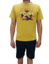 Pijama manga corta california hombre 