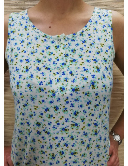 Pijama sin manga mujer 