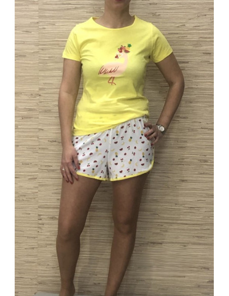 Pijama manga corta mujer 