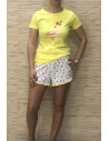 Pijama manga corta mujer 