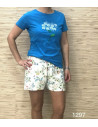 Pijama manga corta mujer 