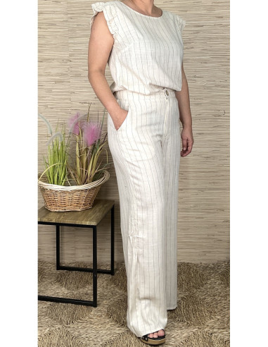 Conjunto rayas mujer 