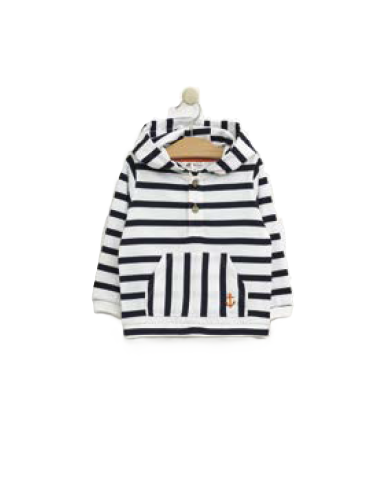 Sudadera manga larga rayas bebé niño 