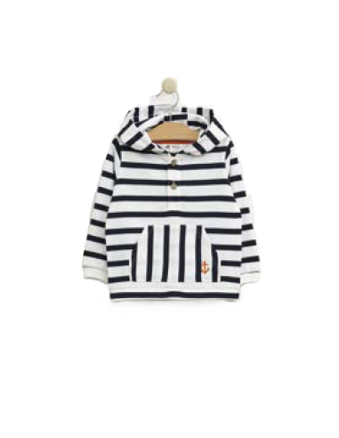 Sudadera manga larga rayas bebé niño 