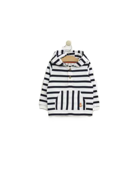 Sudadera manga larga rayas bebé niño 