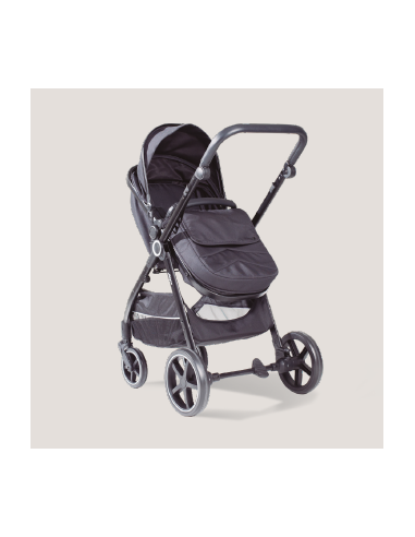Carro convertible gris 2 en 1 