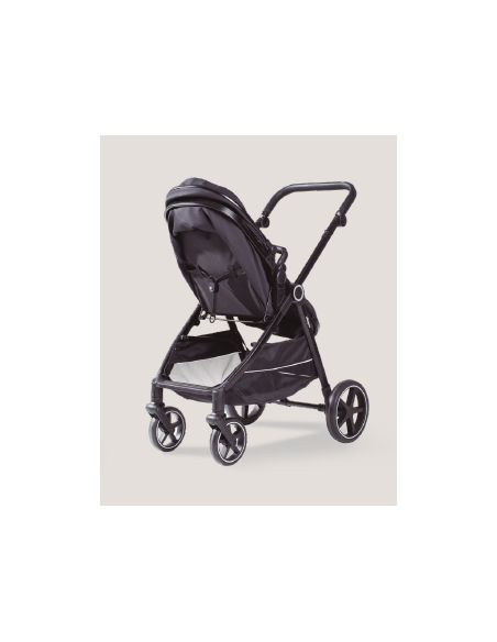 Carro convertible gris 2 en 1 