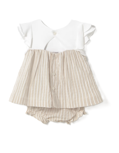 Vestido rayas bebé niña 