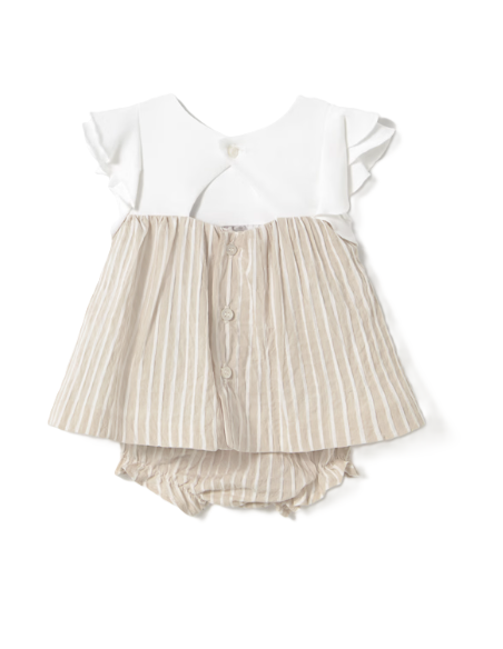 Vestido rayas bebé niña 