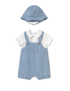 Peto simulado con gorro bebé [product.brand] 1 - Ropa para Bebé | dyley | 