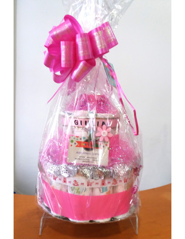 Tarta de pañales personalizada 