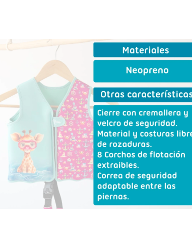 Chaleco neopreno de bebé 