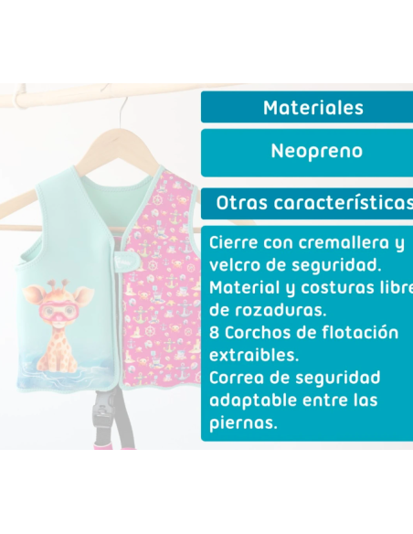 Chaleco neopreno de bebé 